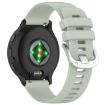 Garmin Vivoactive 4S Green Silicone Watch Band with Silver Buckle - 2