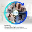 2-Way Voice Baby Monitor with Temperature Detection, 2.8" LCD Display - 4