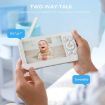 5" Wireless Infrared Night Vision Baby Monitor with Intercom (US Plug) - 5