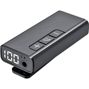 Bluetooth Hands-free Call Adapter with Power Display Audio Receiver - 1