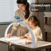 Foldable M12X LED Half Moon Nail Lamp, Touch Control, 56cm (EU Plug) - 6