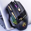 iMICE GW-X7 Dual Mode RGB Silent Wireless Gaming Mouse (Black) - 2
