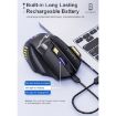 iMICE GW-X7 Dual Mode RGB Silent Wireless Gaming Mouse (Black) - 5