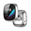 Fitbit Versa 3/Sense Silver Frosted PC + Tempered Glass Watch Case - 4