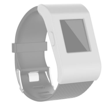 Full Coverage Silicone Watch Case for Fitbit Surge - White - 1