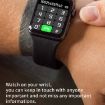 i7 Pro+ Smart Watch, 1.75" TFT Screen, BP & Sleep Monitoring, Black - 3