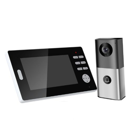 Wireless 720P Video Doorbell with Night Vision & Talk Function - 1