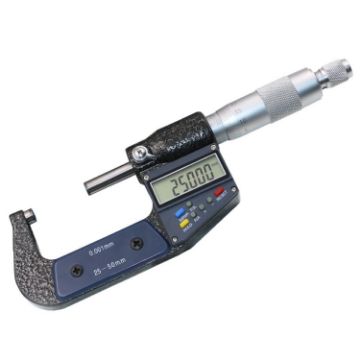 Electronic Digital Micrometer 25-50mm, 0.001mm Resolution - 1