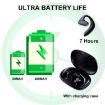 M8 Bluetooth Headset: 144 Language Translator Earphones (Black) - 5