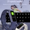 C68L Dark Blue Waterproof IP67 Smart Fitness Tracker Bracelet - 5