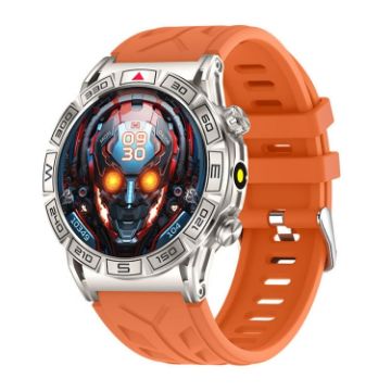 KC80 1.43" Smart Watch, AI Voice & Bluetooth Call, Orange - 1