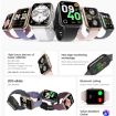 Q19 Max 2.1" HD Waterproof Sports Business Smart Watch (Purple) - 3