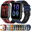 Amazfit Active 20mm Two-Color Silicone Watch Band, Green+Black - 3