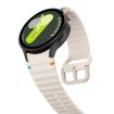 Samsung Galaxy Watch 7 Wave Pattern Silicone Band Starlight 40/44mm - 4