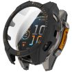 Garmin Fenix 8 AMOLED 43mm Tempered Glass PC Case (Black Orange) - 1