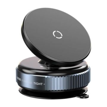 K009 Magnetic 360 Rotation Car Stand Holder (Black) - 1
