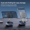 F2 Strong Magnet Foldable Car Phone Holder (Silver) - 4