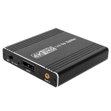 4K 144Hz DisplayPort 1.4 Audio Extractor Splitter MST Hub, US Plug - 1