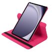 Brown ENKAY 360 Rotating Litchi Leather Case for Galaxy Tab A9 8.7 - 6