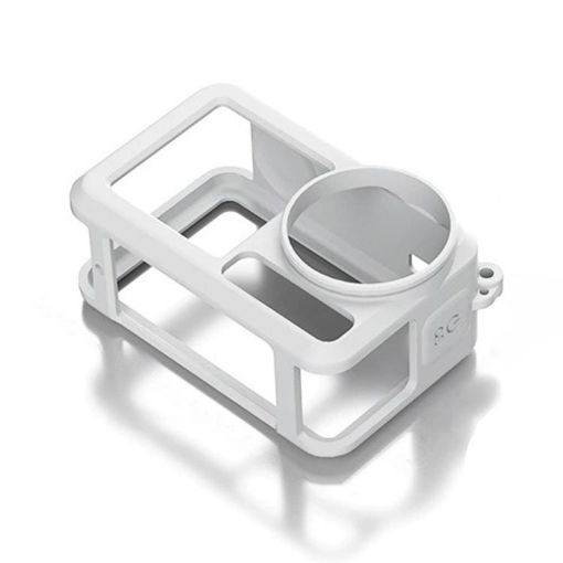 DJI Action 5 Pro/4/3 Gray White Silicone Shockproof Case Cover - 1