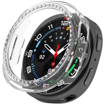 Galaxy Watch 8 44mm Transparent Diamond PC Case - 1