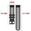 Garmin Forerunner 970 Purple Silicone Watch Band with Steel Buckle - 6