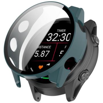 Garmin Forerunner 570 47mm Green Tempered Film PC Watch Case - 1