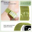 Black Woven Nylon Watch Band For Apple Watch 42mm/41mm/40mm/38mm - 3
