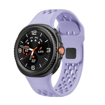 Galaxy Watch 8 40mm/44mm Black Reverse Buckle Purple Band - 1