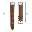 Samsung Galaxy Watch 8 Leather Band 40mm/44mm Gray Black - 6