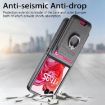 Moto Razr 50 Ultra Gray Twill Card Bag Ring Magnetic Case - 4