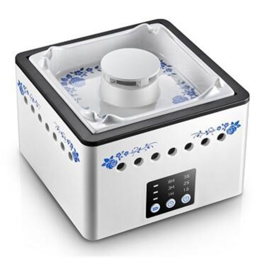 Ashtray Air Purifier for Indoor Smoke Removal - Blue and White - 1