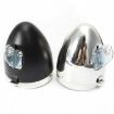 LED Retro Bicycle Headlight: Night Riding Safety Warning (Silver) - 6