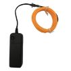 Flexible LED EL Wire Neon Lamp USB 3M Energy Saving (Yellow Light) - 6