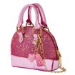 White Mini Leather Shoulder Messenger Bag - Girls' Solid Color Tote - 2