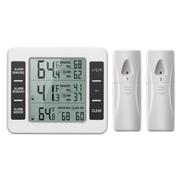 Wireless Refrigerator Thermometer for Home Use - 1