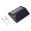 Solar Powered IP55 Waterproof LED Wall & Deck Lights (White) - 4