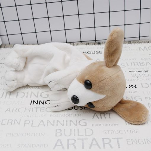 Kawaii Plush Labrador Dog Pencil Case - Cute Kids School Supplies - 1