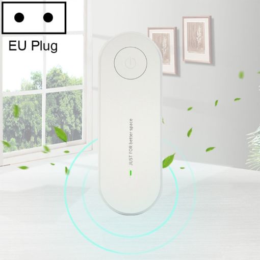EU Plug White Mini Anion Air Purifier for Smoke and PM2.5 Removal - 1