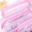 Dark Blue Mermaid Cute PVC Pig Pencil Case - Transparent & Colorful - 3