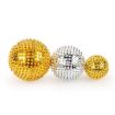 Magnetic Massage Ball Pair for Finger & Plantar Pressure Relief, 5.6cm Gold - 2