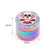 Colorful Smoke Grinder: Zinc Alloy Four-layer Grinder (Skull) - 2