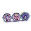 Colorful Smoke Grinder: Zinc Alloy Four-layer Grinder (Skull) - 5