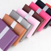 PU Cigarette Pack Creative Business Card Holder Pink Case - 5