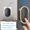 CACAZI A99 Smart Doorbell & Elderly Pager, UK Plug (Black Gold) - 3