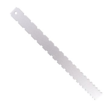 GNR1 Silver Aluminium Bass Guitar Neck Measurement Ruler - 1