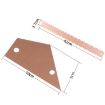 GNR1 Silver Aluminium Bass Guitar Neck Measurement Ruler - 3