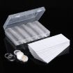 30mm Coin Capsules - Set of 100 - Commemorative Coin Boxes - 1