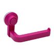 Rose Red Removable Toilet Paper Holder with Suction Cup Mount - 1