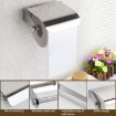 Stainless Steel Wall Mounted Bathroom Toilet Paper Holder - 6
